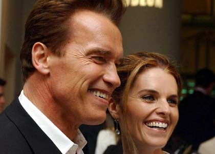 Arnold Schwarzenegger so svojou manželkou.